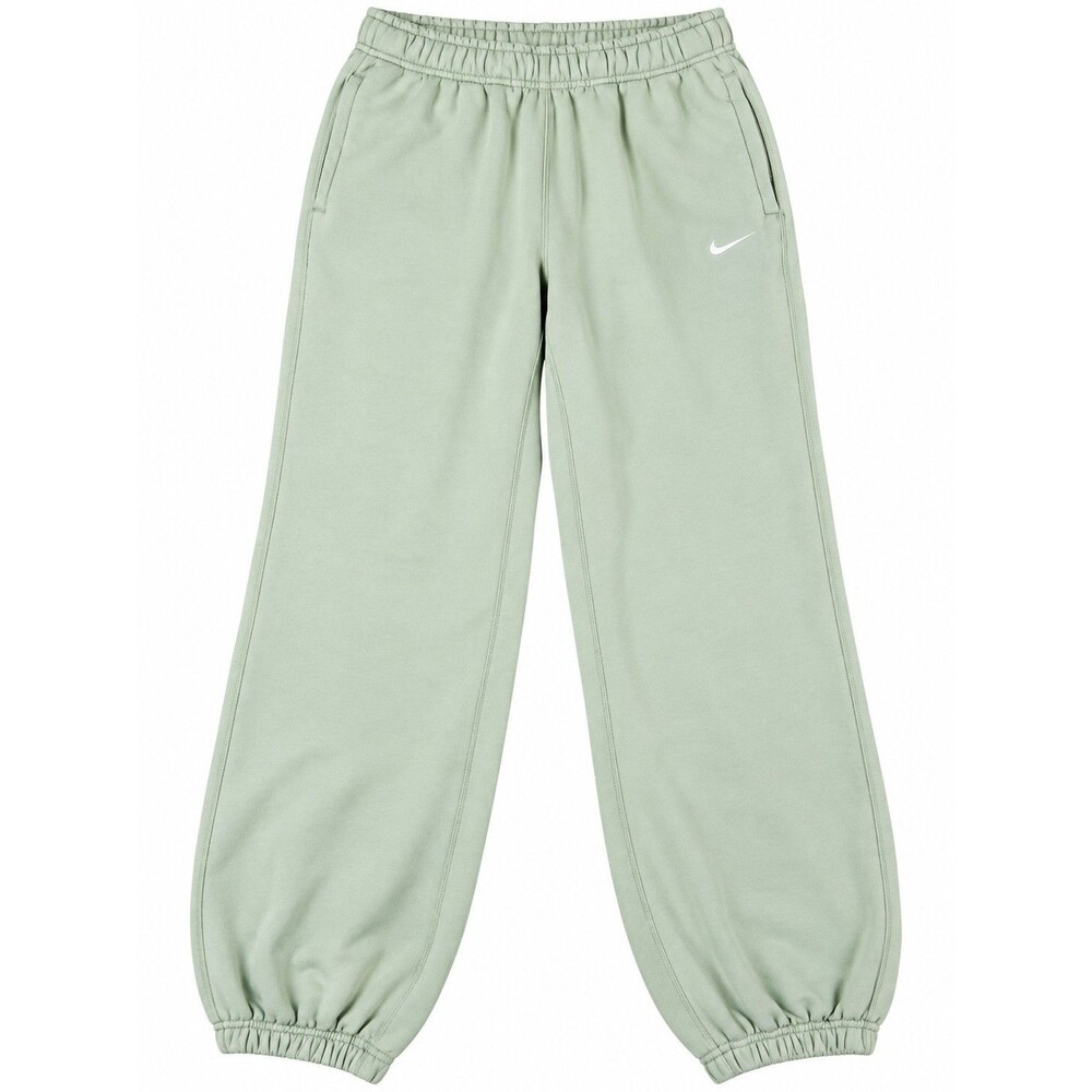 Nike Women’s Fleece Jogger Sweatpants Sage Green Zipper Pockets Small Athletic